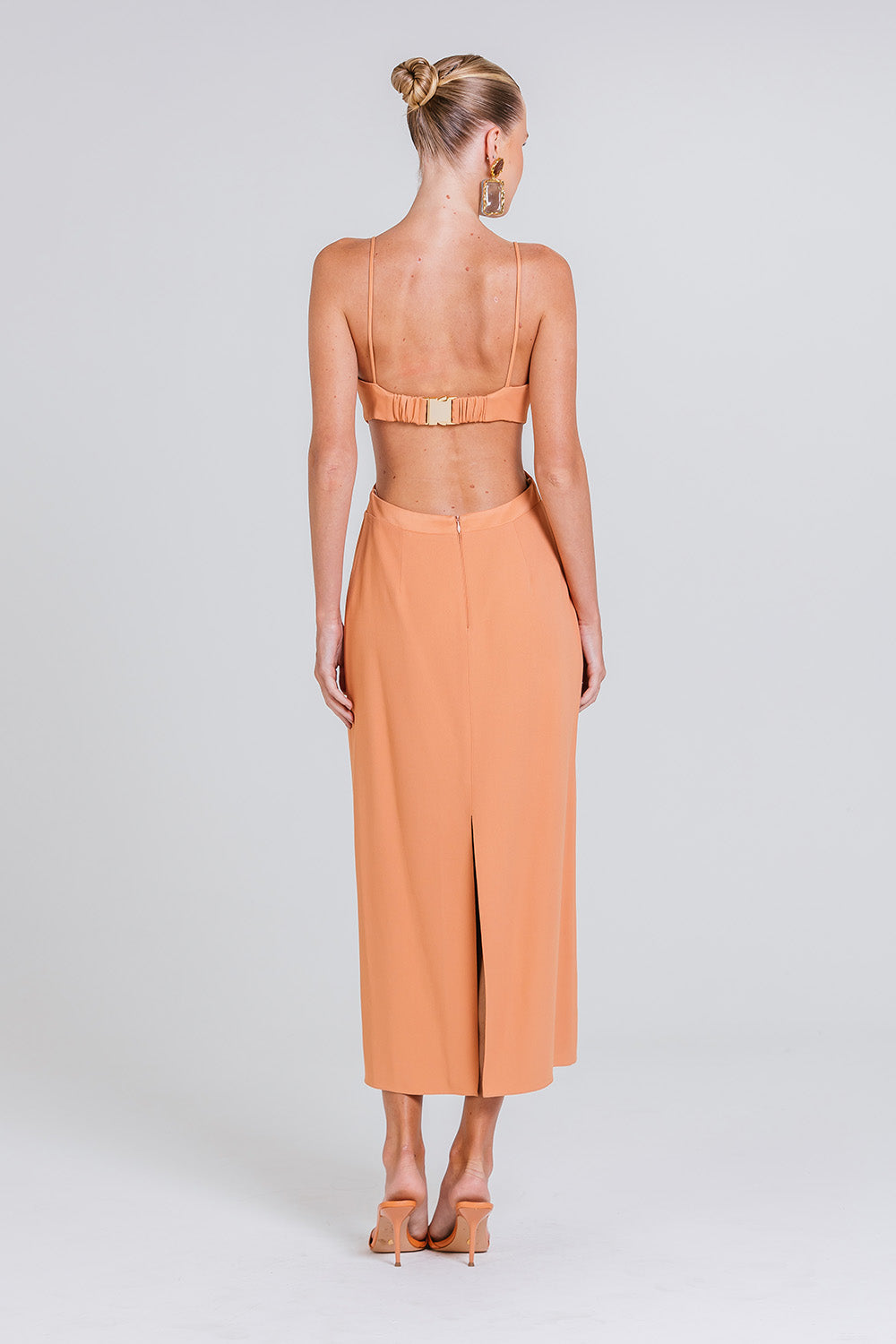 Vestido Meire - Terracota