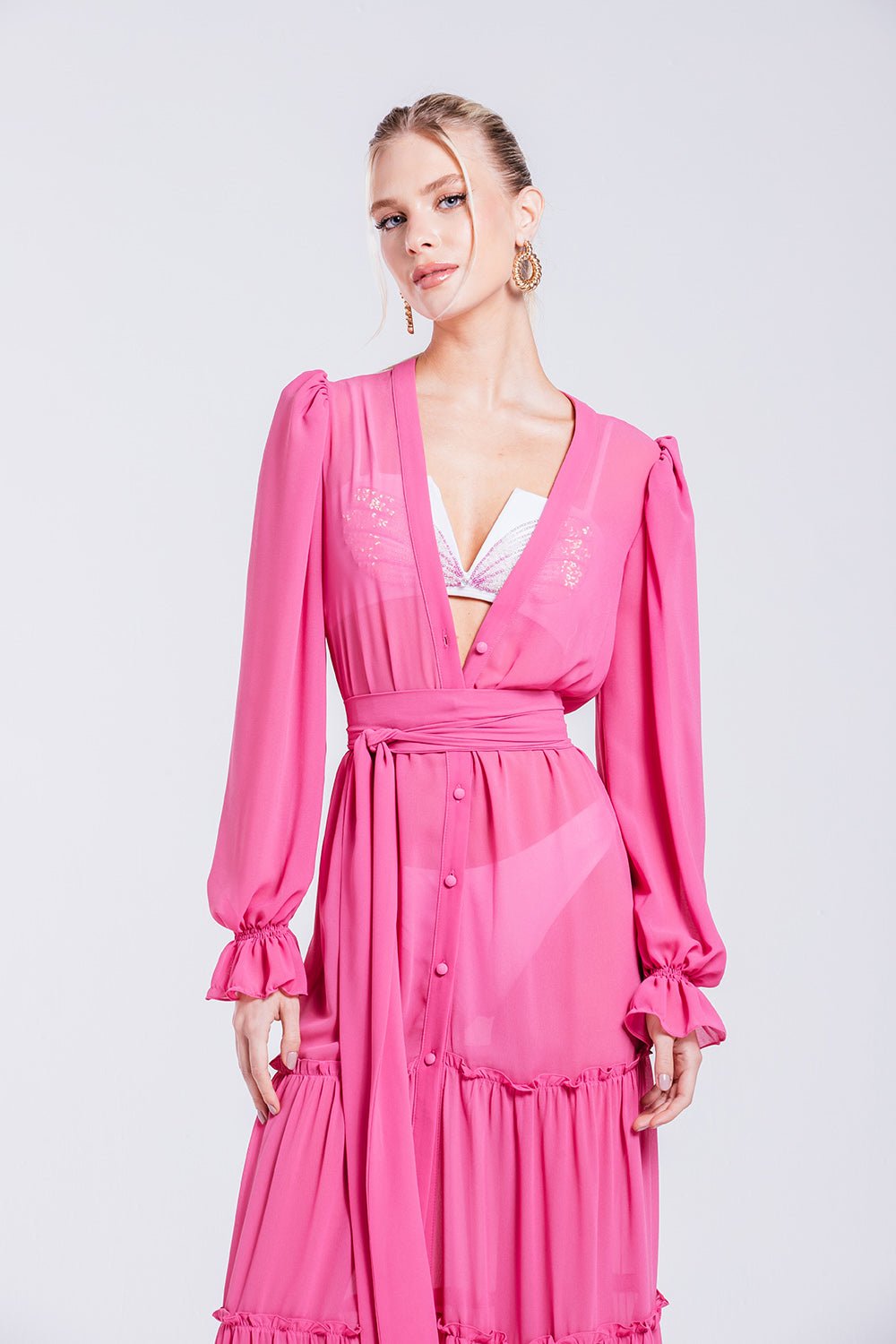 Vestido Lotus - Rosado