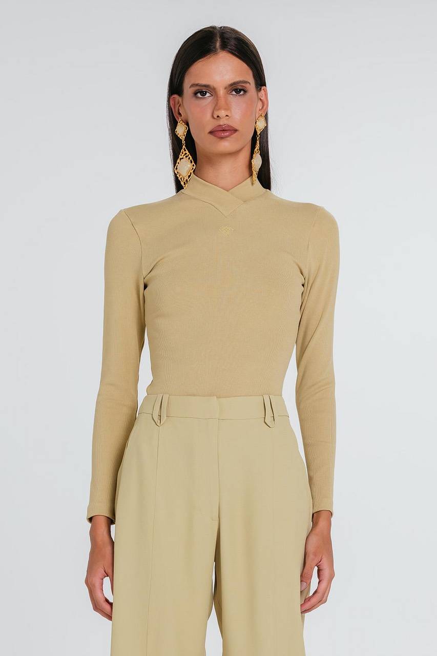 Blusa Samy - Sepia