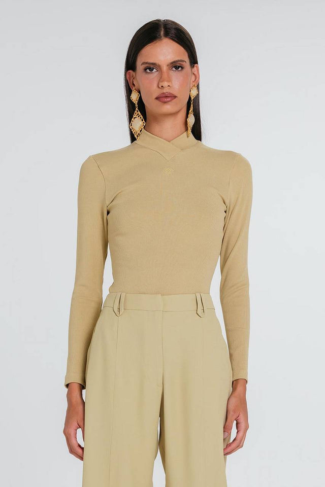 Blusa Samy - Sepia