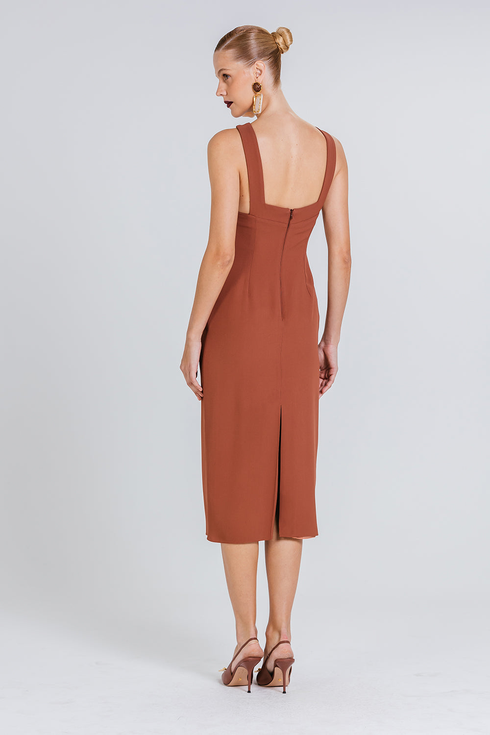 Vestido Eliane - Chocolate