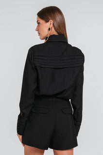 Camisa Delfina - Preto