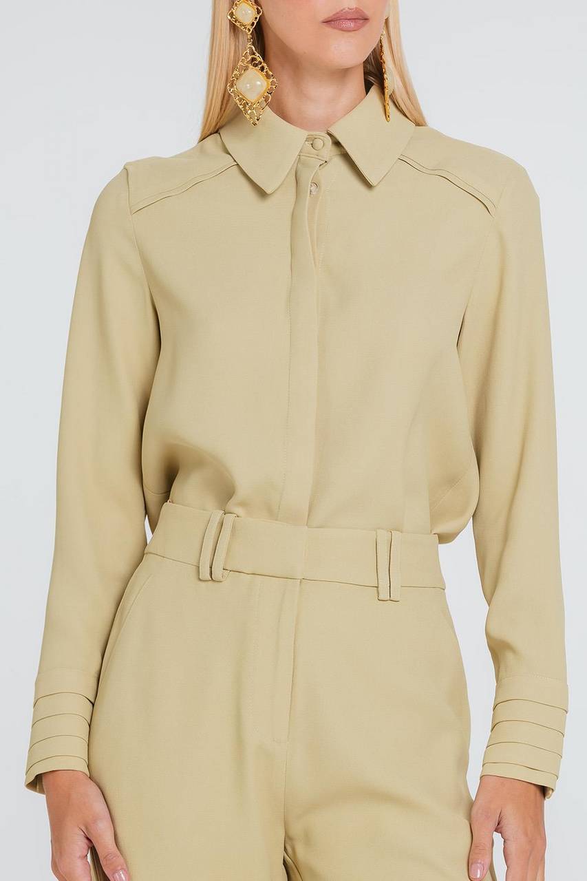 Camisa Delfina - Sepia