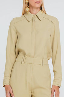 Camisa Delfina - Sepia
