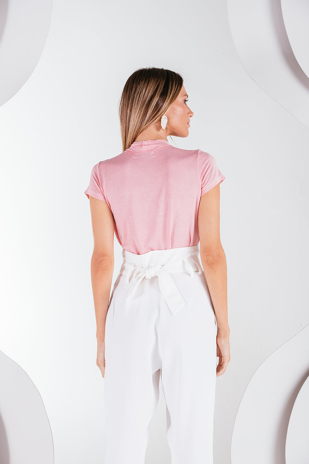 T-shirt Ana - Rosa Pálido