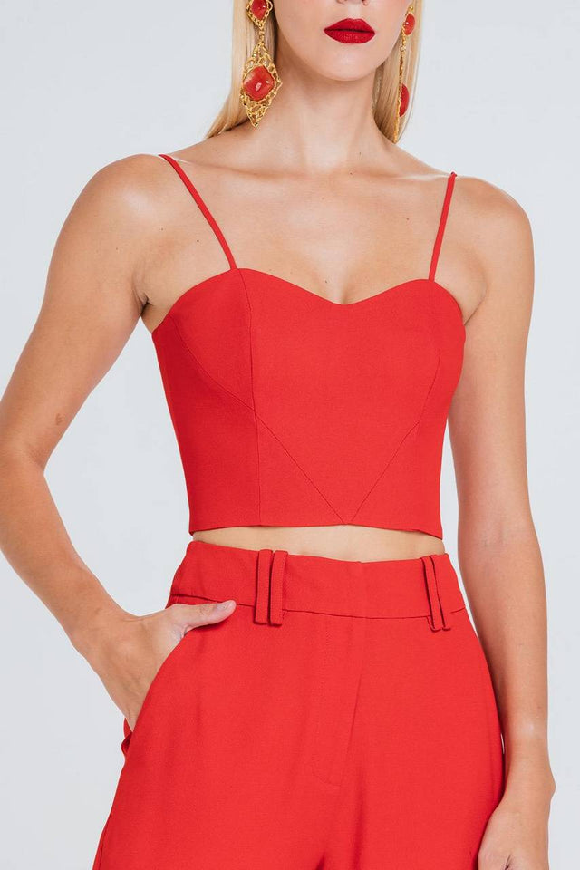 Top Elana - Rouge