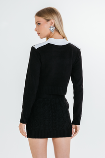Conjunto Tricot Charth - Preto