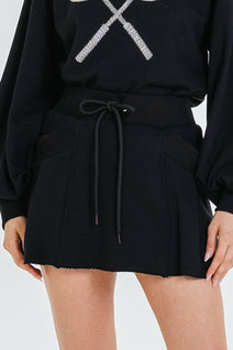 Short Saia Gorete - Preto