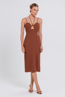 Vestido Nilza - Chocolate