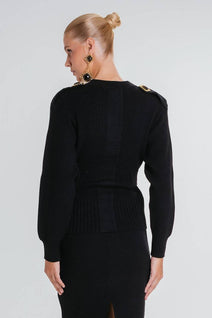 Cardigan Alira - Preto