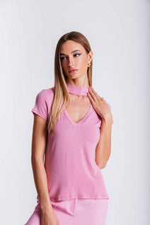 T-shirt Ana - Quartzo