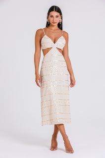 Vestido Laise - Areia
