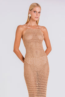 Vestido Mendes - Gold