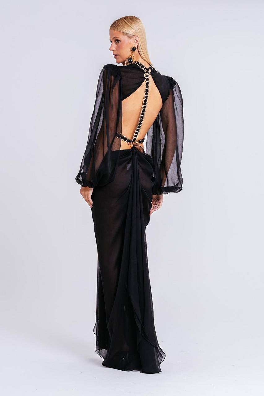Vestido Atena - Preto