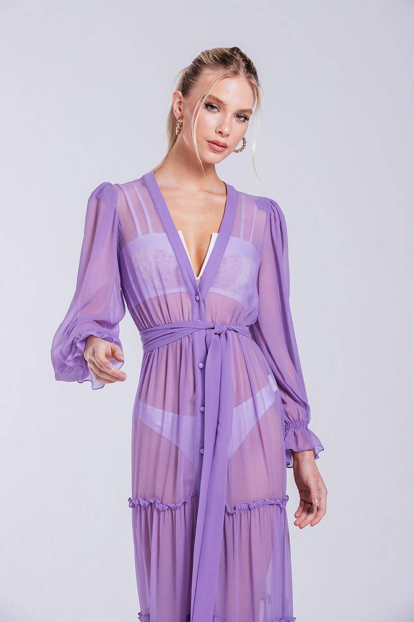 Vestido Jade - Lilás