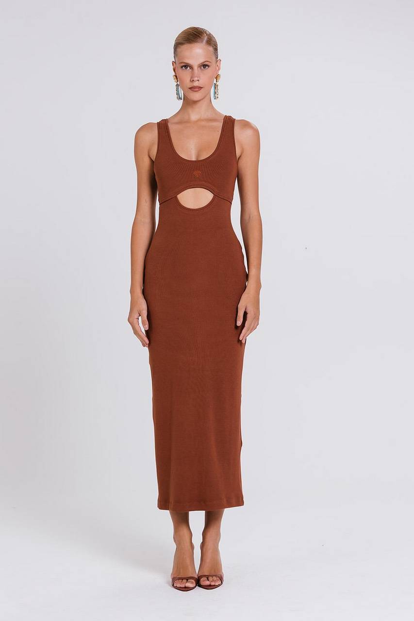 Vestido Canes - Chocolate