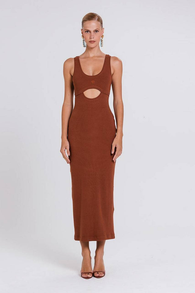 Vestido Canes - Chocolate