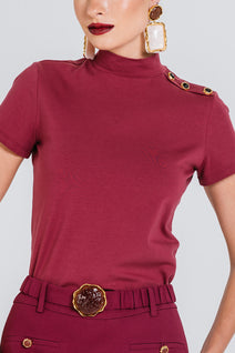 Blusa Vitoria - Cabernet