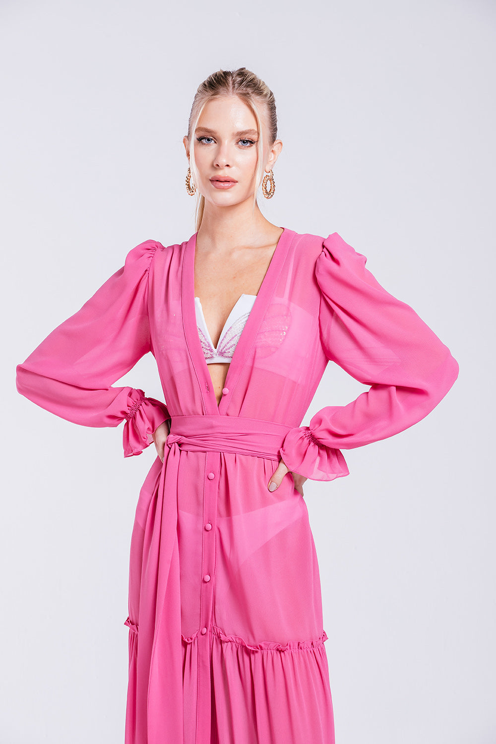 Vestido Lotus - Rosado