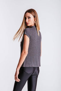 T-shirt Ana - Chumbo