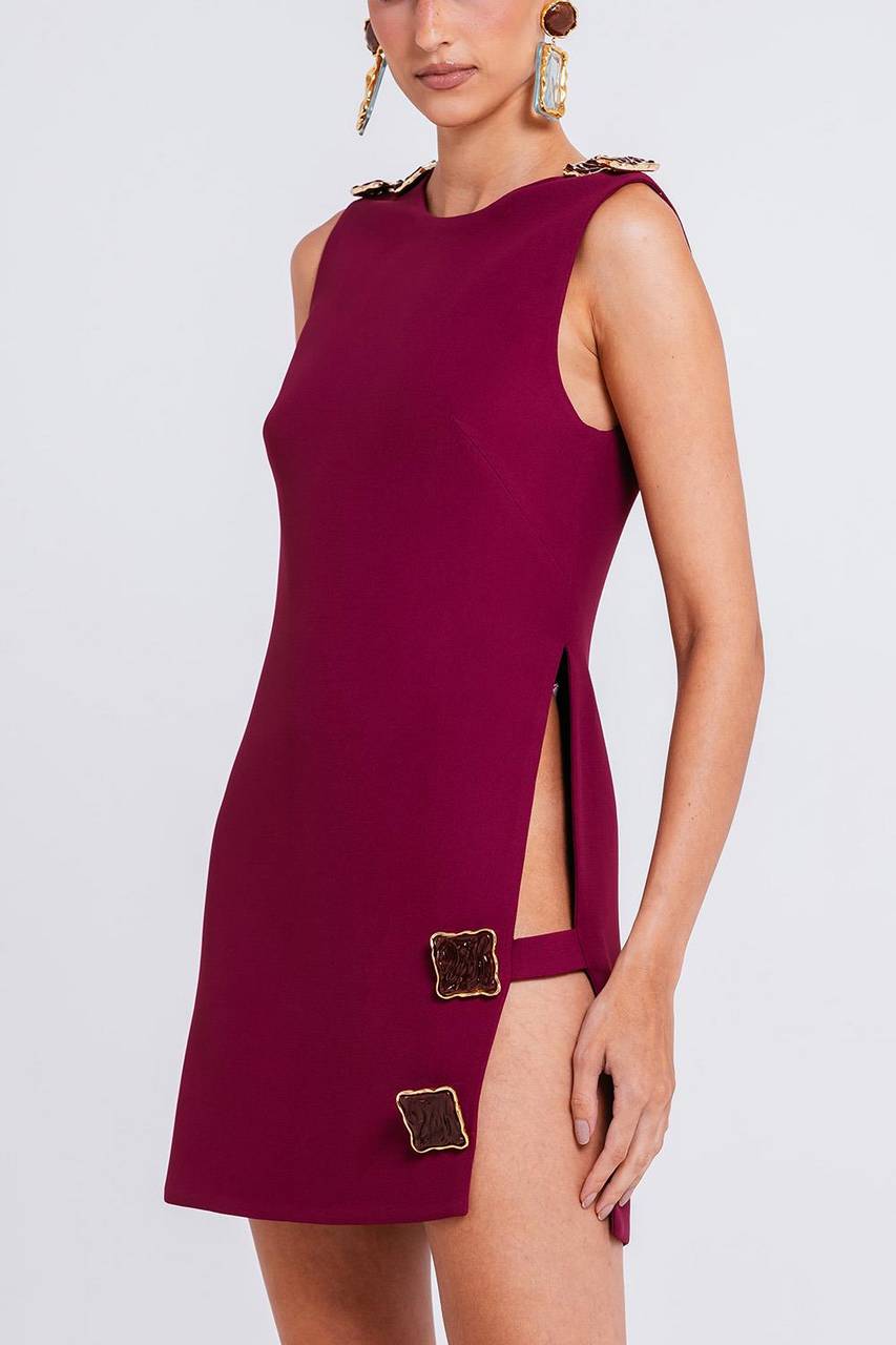Vestido Maele - Cabernet