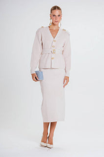 Cardigan Alira - Marfim
