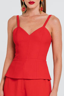 Top Antonella - Rouge