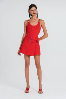 Short Saia Cali - Rouge