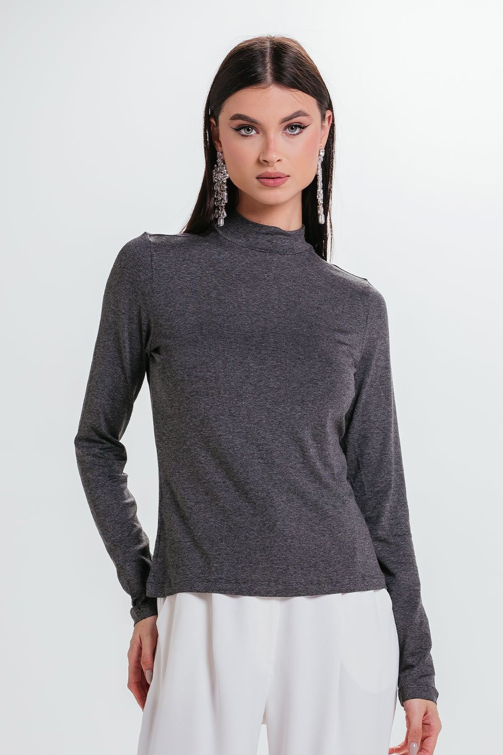 Blusa Enny - Chumbo