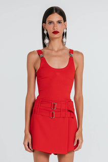 Short Saia Cali - Rouge