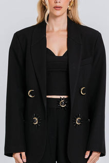 Blazer Bela - Preto