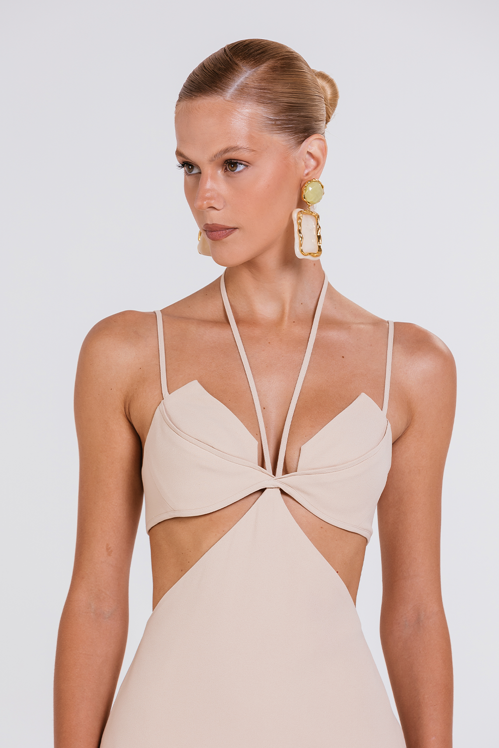 Vestido Bi - Latte