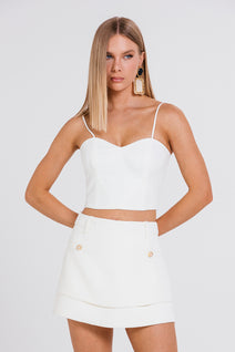 Short Saia Cora - Vanilla