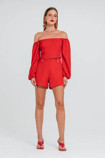 Short Pietra - Rouge