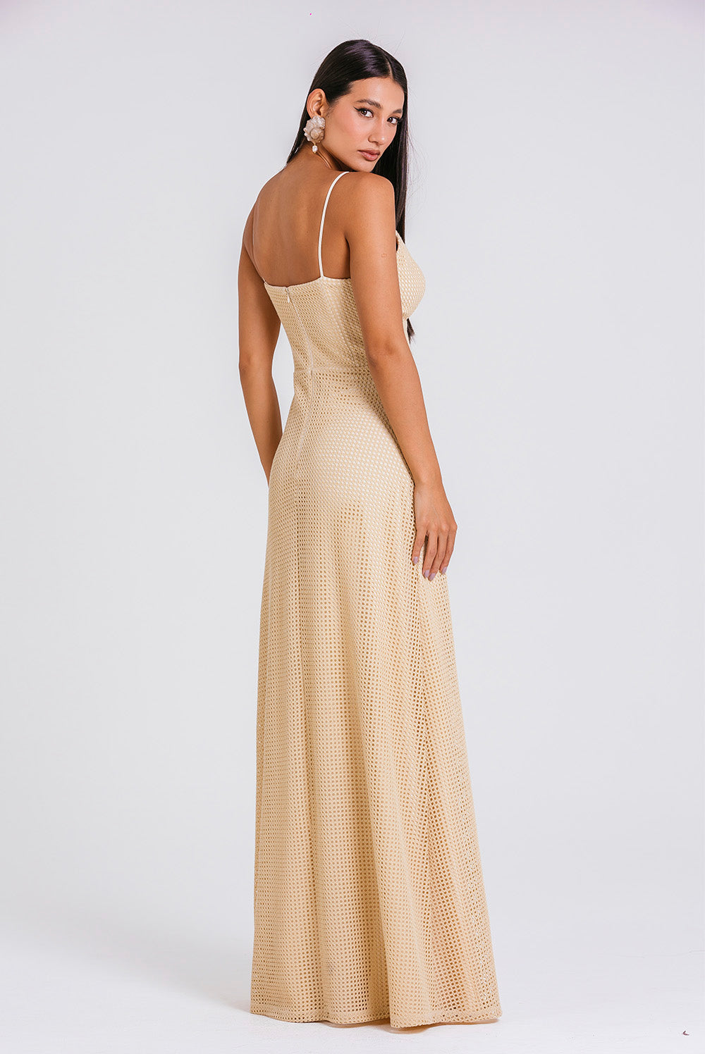 Vestido Harper - Areia