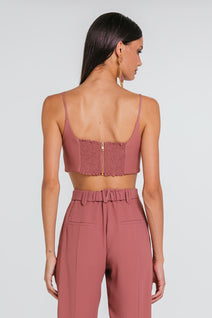 Top Lupita - Malva
