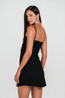 Vestido Ohara - Preto/vanilla
