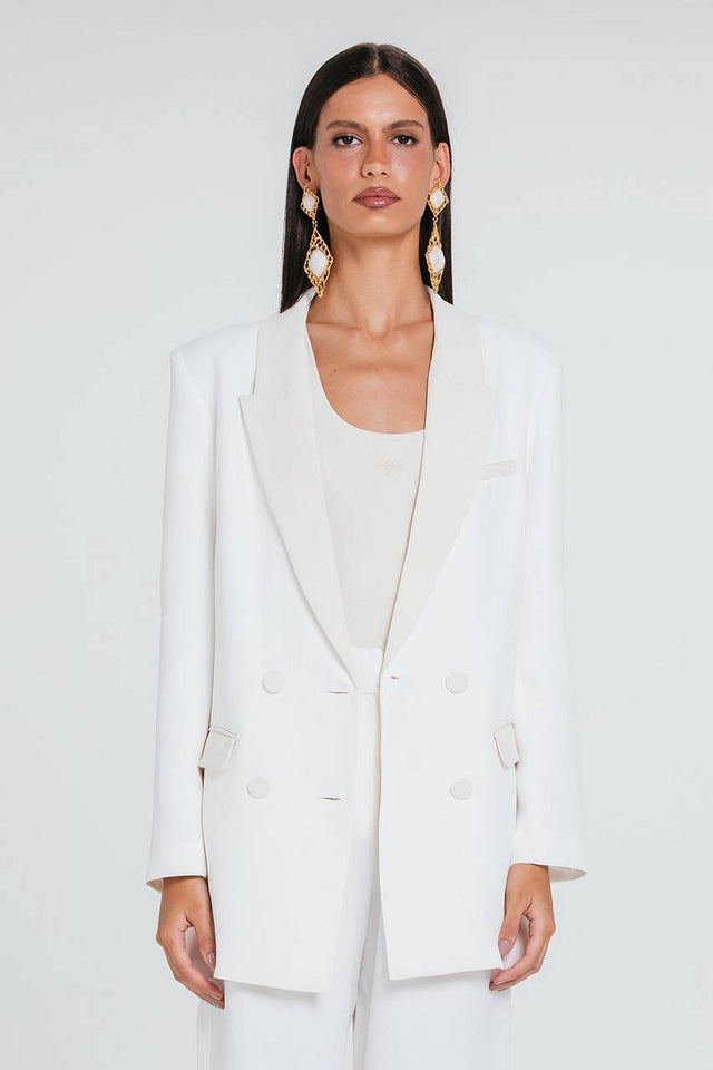 Blazer Fiorela - Off/marfim