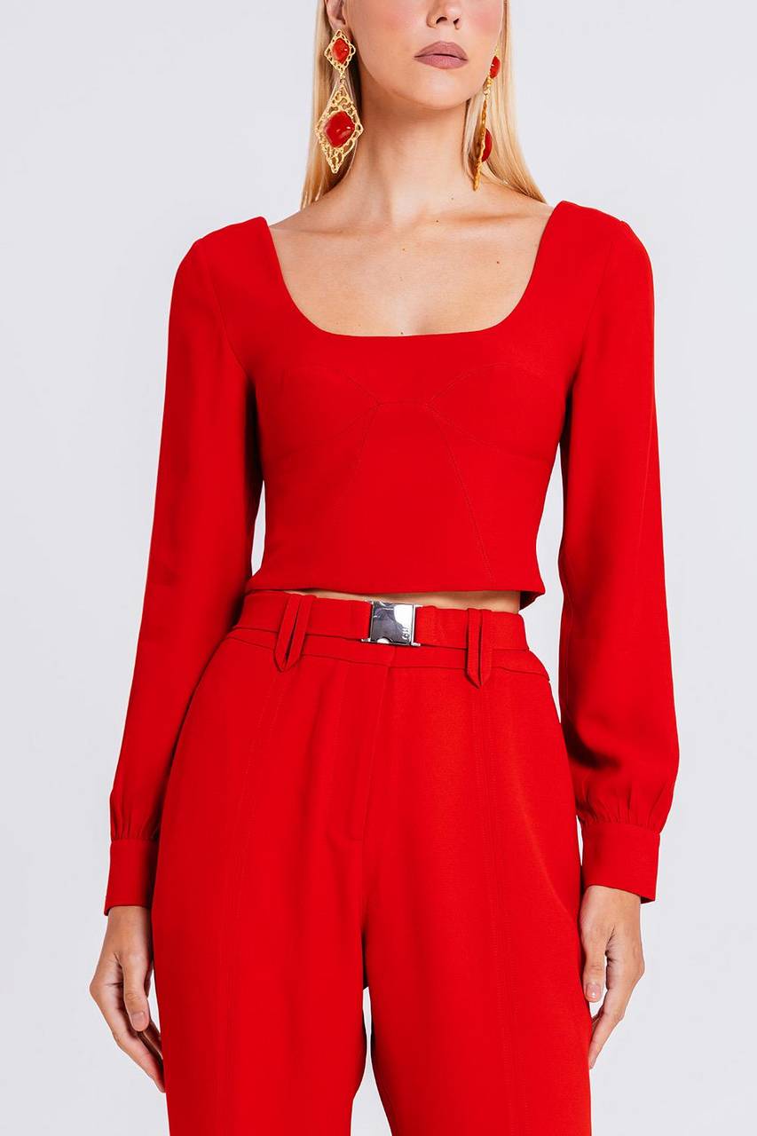 Blusa Beatrice - Rouge