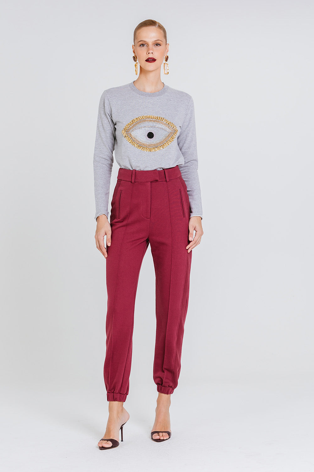 Blusa Moletom Charlene - Cinza