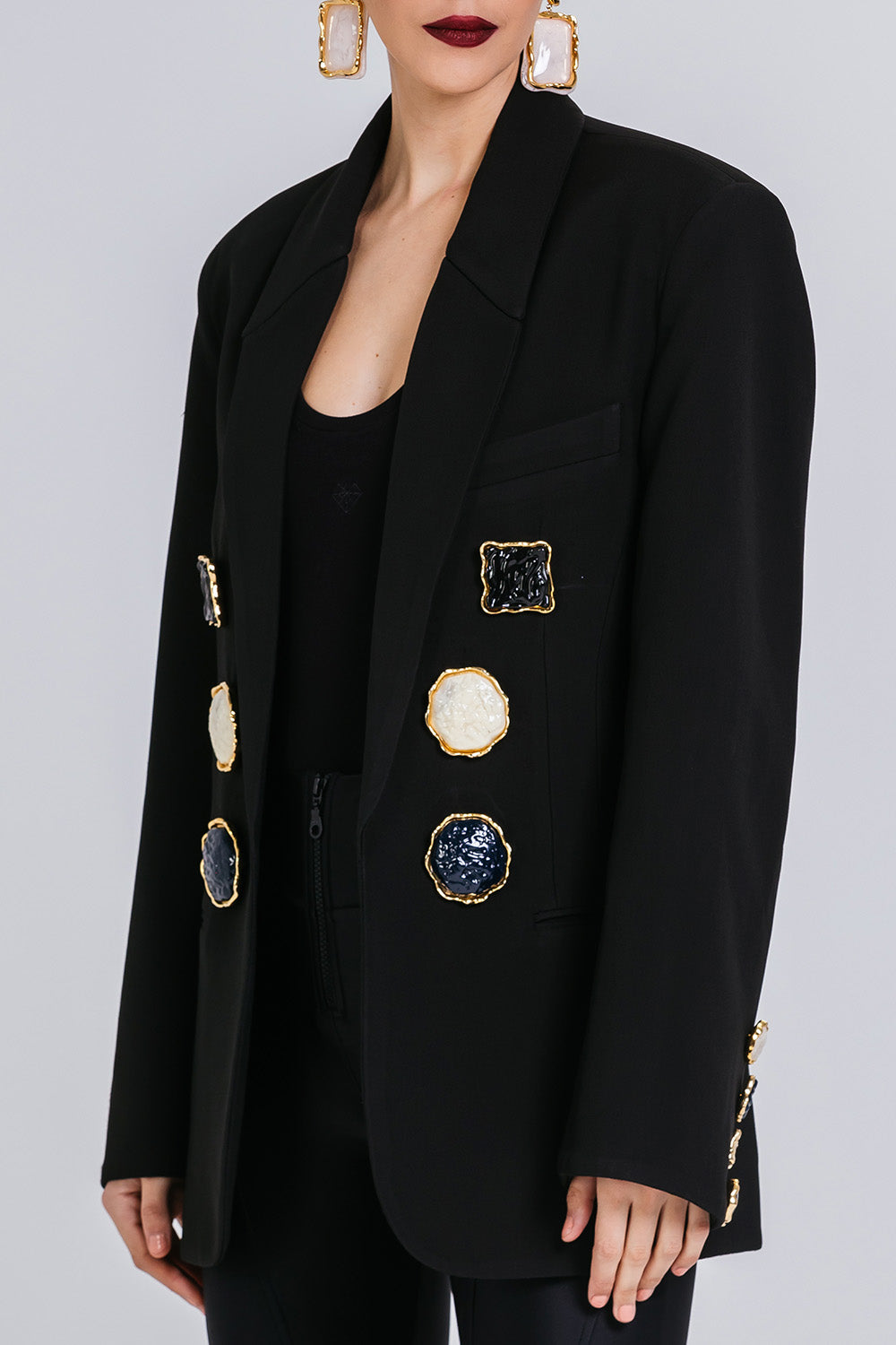 Blazer Rudge - Preto