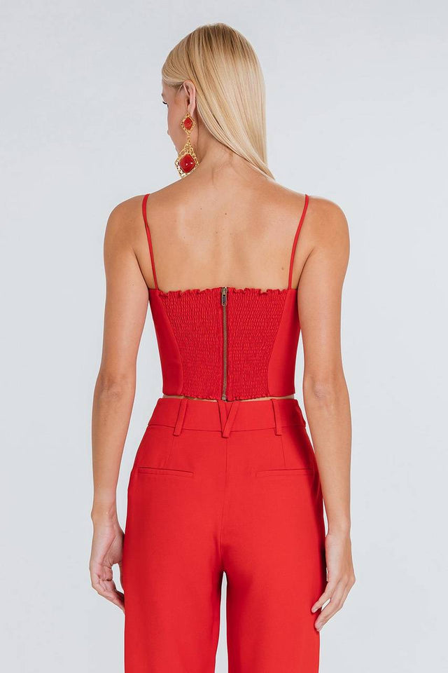 Top Elana - Rouge
