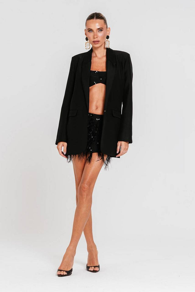 Blazer Glenda - Preto