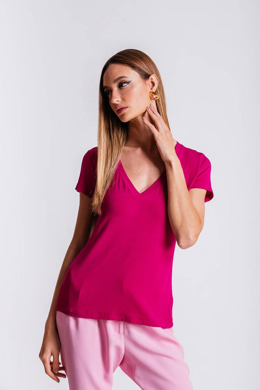 T-shirt Classic Gola V - Carmin