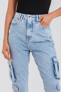 Calça Jeans Flora - Jeans Claro