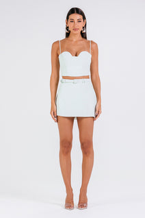 Short Saia Isabeli - Pistache