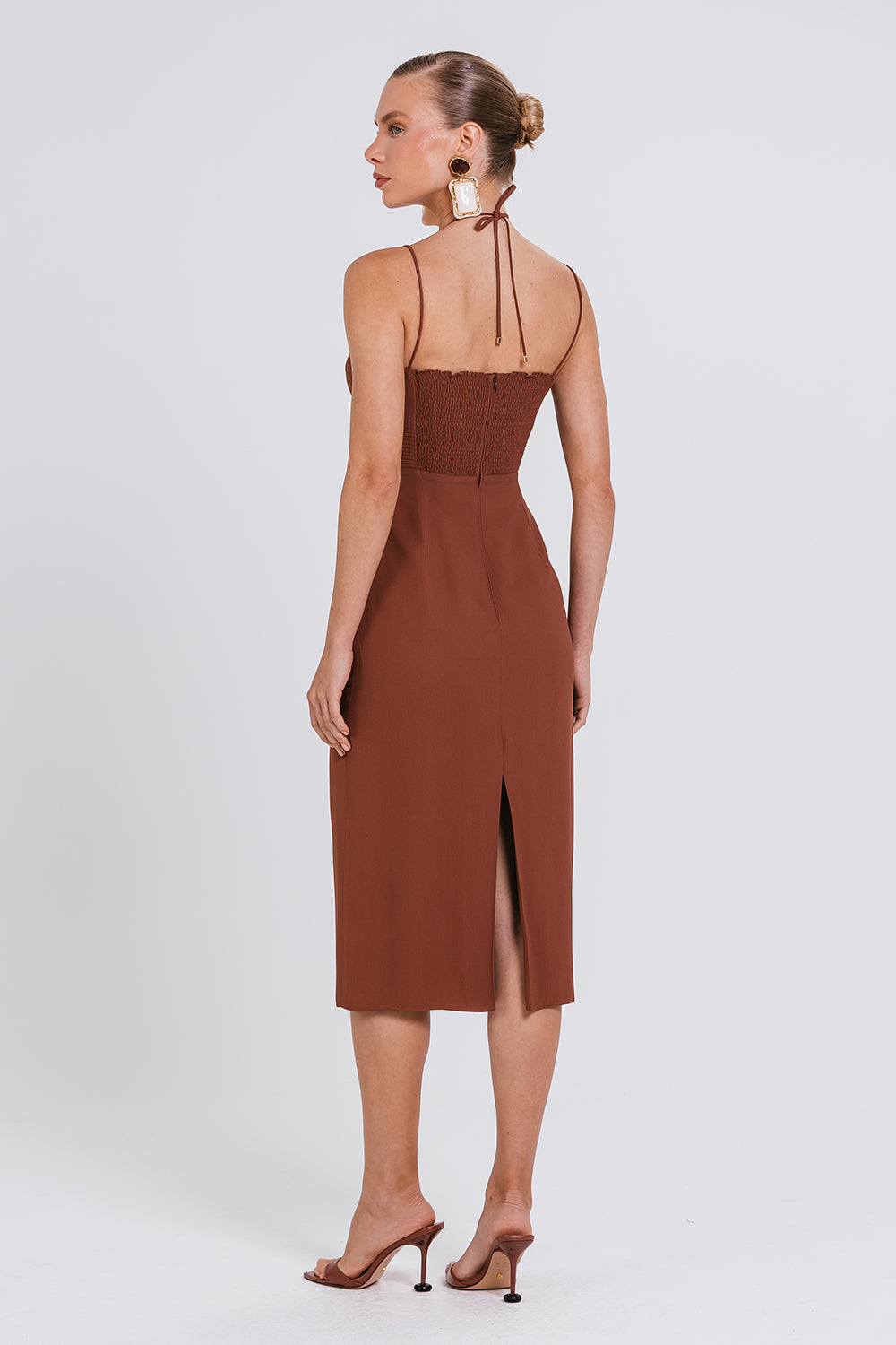 Vestido Nilza - Chocolate