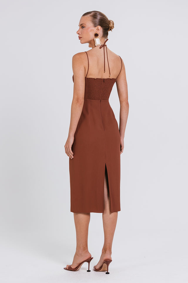 Vestido Nilza - Chocolate