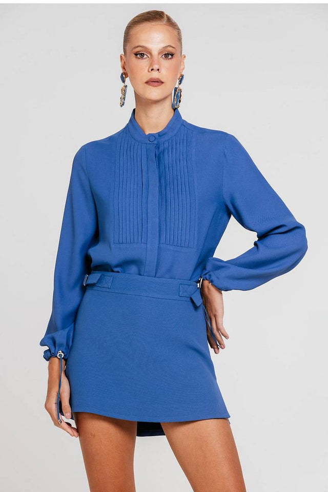 Camisa Michele - Blues