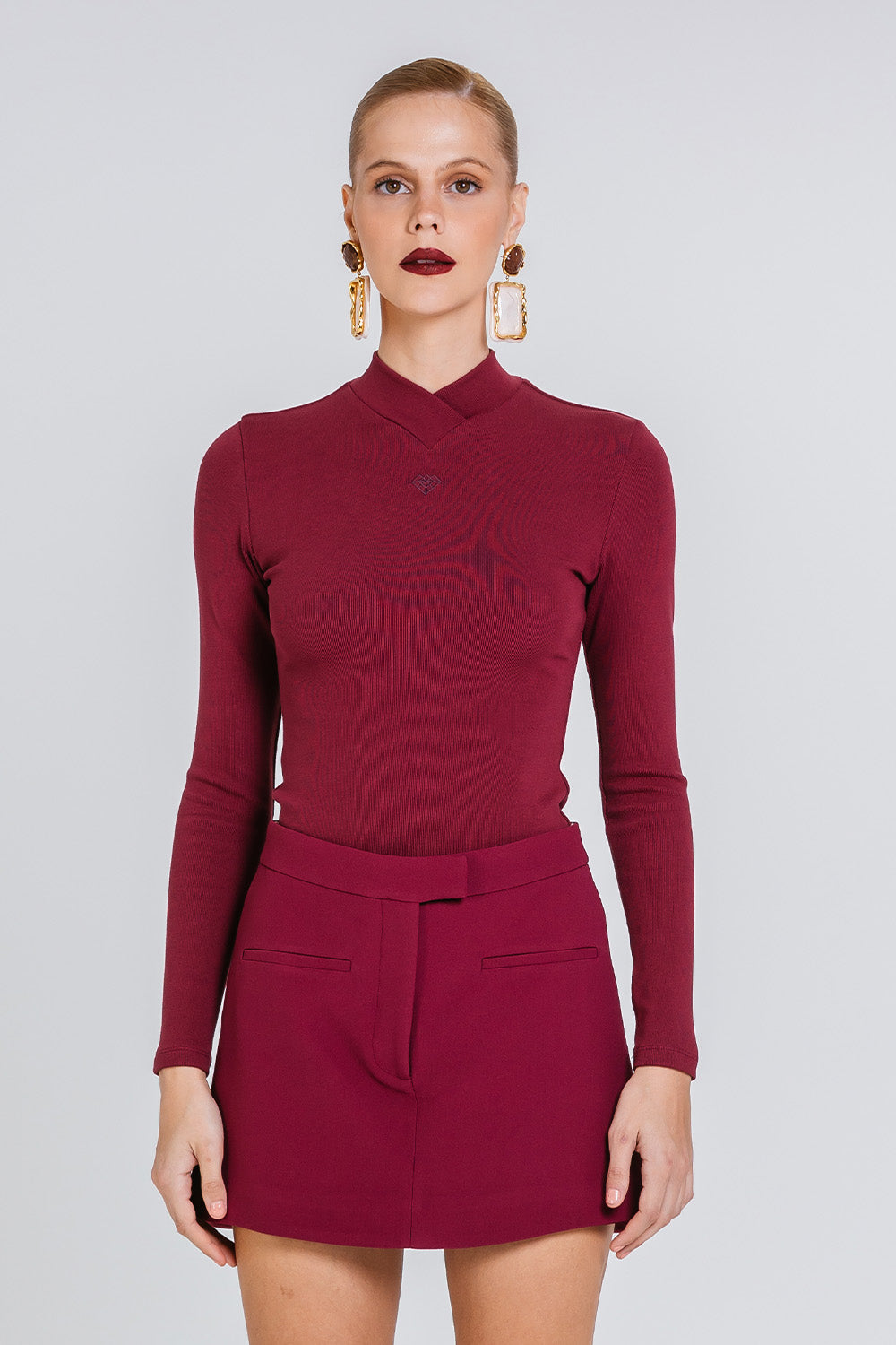 Blusa Samy - Cabernet